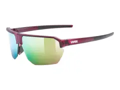 uvex "vectiv set" Sonnenbrille - Mirror Rose Lens / Cranberry Transparent Matt uvex "vectiv set" Sonnenbrille - Mirror Rose Lens / Cranberry Transparent Matt