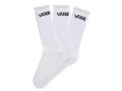 Vans "Classic Crew" Socks (3 Pair) - White/Black
