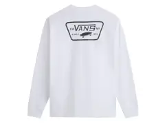 Vans "Full Patch Back" Longsleeve - White