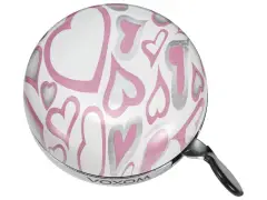 Voxom "Kl16" Ding Dong Bicycle Bell - Hearts