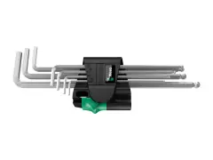 Wera "950/7 Hex-Plus Magnet" Innensechskant-Winkelschlüssel Set - 1,5 bis 6 mm Wera "950/7 Hex-Plus Magnet" Innensechskant-Winkelschlüssel Set - 1,5 bis 6 mm