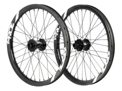 Pride Racing "Gravity / Fusion" BMX Race Complete Wheels - Carbon, Disc, 20mm/15mm Axle Pride Racing "Gravity / Fusion" BMX Race Complete Wheels - Carbon, Disc, 20mm/15mm Axle