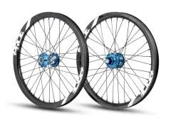 Pride Racing "Gravity Disc / Control Blue" BMX Race Complete Wheels - 20 Inch, Carbon, Disc, Shimano Pride Racing "Gravity Disc / Control Blue" BMX Race Complete Wheels - 20 Inch, Carbon, Disc, Shimano