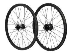Pride Racing "Wave / Matrix" BMX Race Complete Wheels - 20 Inch, Carbon, 10/15mm Axle, Disc Pride Racing "Wave / Matrix" BMX Race Complete Wheels - 20 Inch, Carbon, 10/15mm Axle, Disc