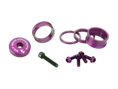 Wolf Tooth "Bling Kit" MTB Headset Spacer Set with Stem Cap Wolf Tooth "Bling Kit" MTB Headset Spacer Set with Stem Cap