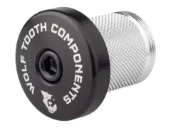 Wolf Tooth MTB Headset Compression Plug with Stem Cap - 1-1/8 Inch Wolf Tooth MTB Headset Compression Plug with Stem Cap - 1-1/8 Inch