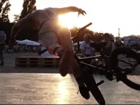 BMX Jam at HipHopOpen in Stuttgart