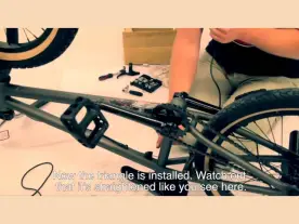 How to install a rear brake on your BMX bike (video)