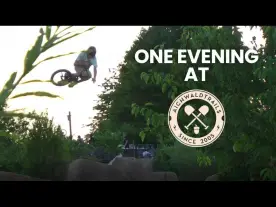 One evening at Aichwald Trails