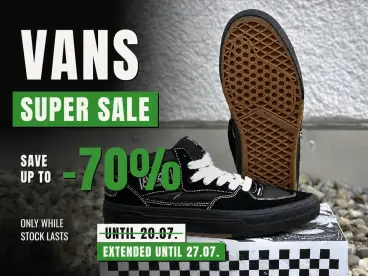 Vans Super Sale - extended until July 27th, 2026