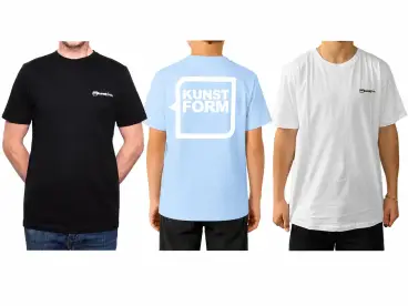 kunstform Backlogo Shirts wieder da – auch für Kids!