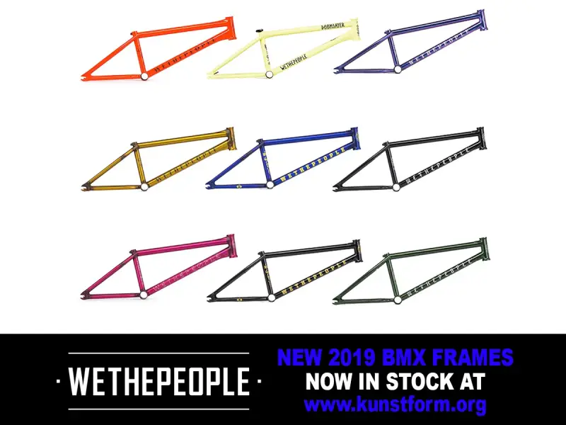 wethepeople 2019 BMX Frames - In stock! wethepeople 2019 BMX Frames - In stock!