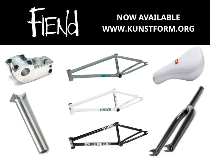 Fiend BMX - Neue BMX Teile verfügbar