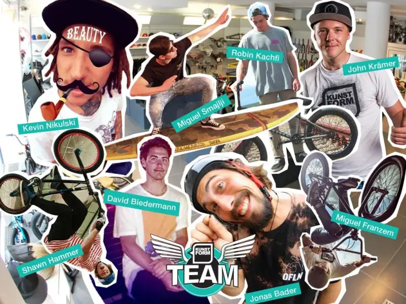 kunstform BMX Shop Team - Saison 2015/2016 kunstform BMX Shop Team - Saison 2015/2016