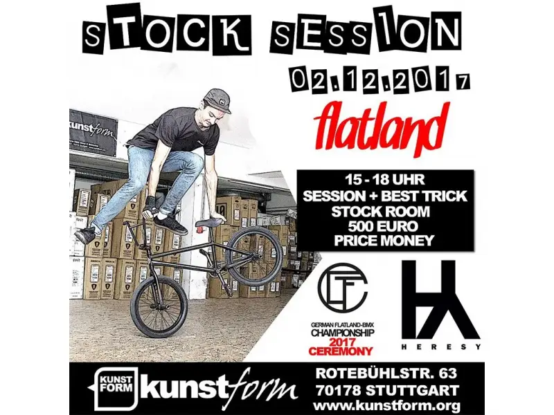 Kunstform Stock Session BMX Flatland Contest 2017 Kunstform Stock Session BMX Flatland Contest 2017