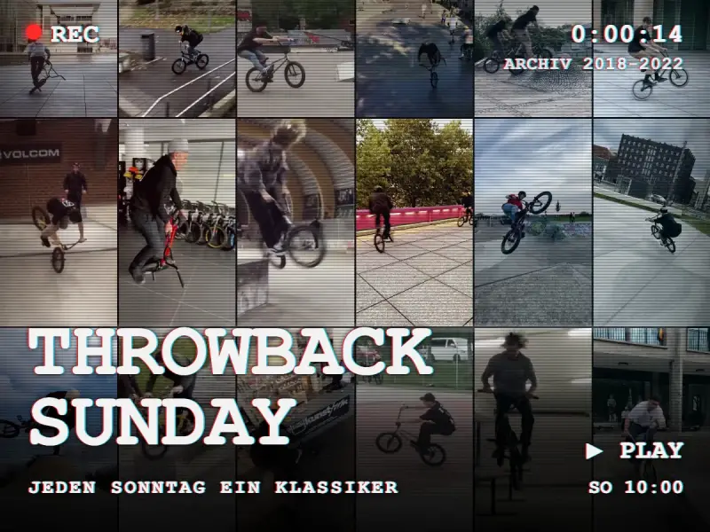 Throwback Sunday: Standbilder aus alten kunstform BMX Team Clips von 2018 bis 2022 Throwback Sunday: Standbilder aus alten kunstform BMX Team Clips von 2018 bis 2022