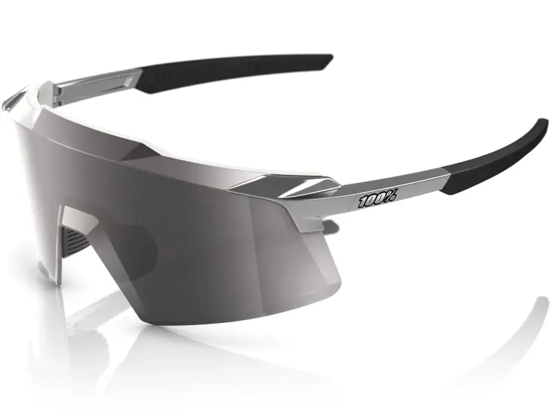 100 Percent "Aerocraft" Sonnenbrille - Hiper Chrome Lens / Silver