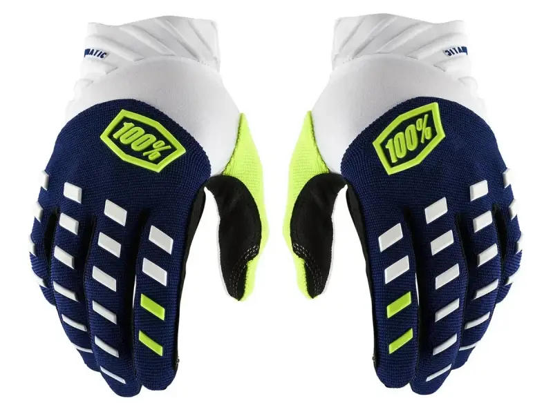 100 Percent "Airmatic" Gloves - Navy/White