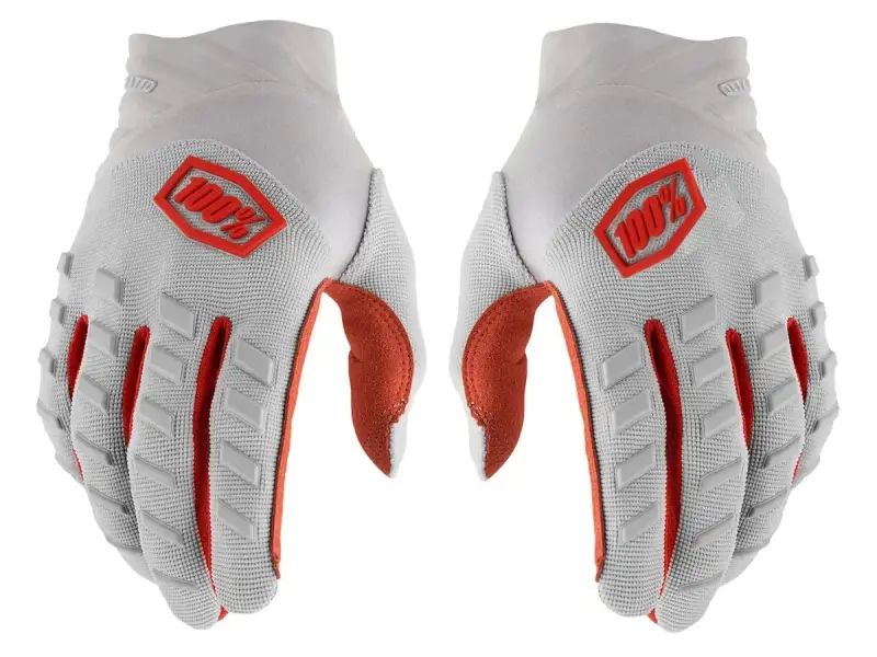 100 Percent "Airmatic" Handschuhe - Silver