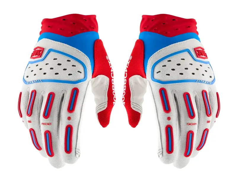 100 Percent "Airmatic V2" Handschuhe - Red/White/Blue