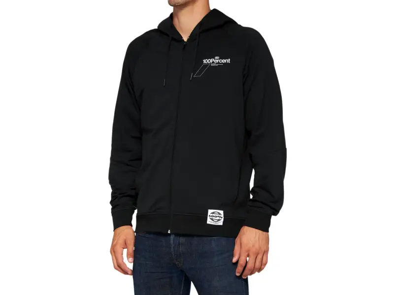 100 Percent "Falta" Zipper - Black