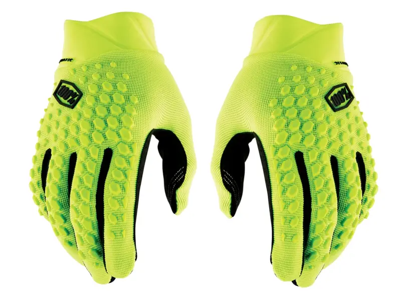 100 Percent "Geomatic" Gloves - Fluo Yellow