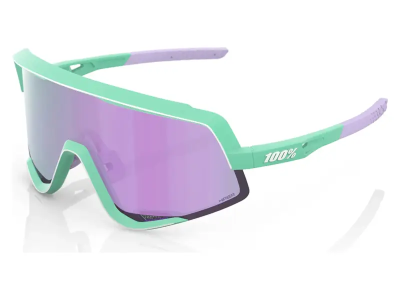 100 Percent "Glendale" Sunglasses - HiPER Mirror Lens / Soft Tact Mint
