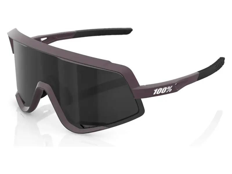 100 Percent "Glendale" Sunglasses - Mirror Lens / Soft Tact Deep Purple