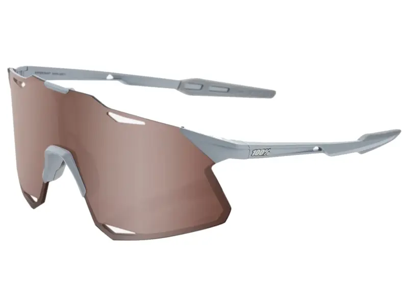 100 Percent "Hypercraft" Sonnenbrille - Crimson Silver Mirror Lens - Grey
