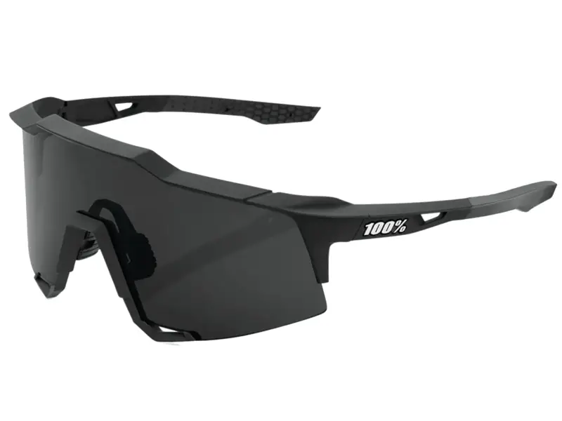 100 Percent "Speedcraft" Sunglasses - Smoke Lens / Black