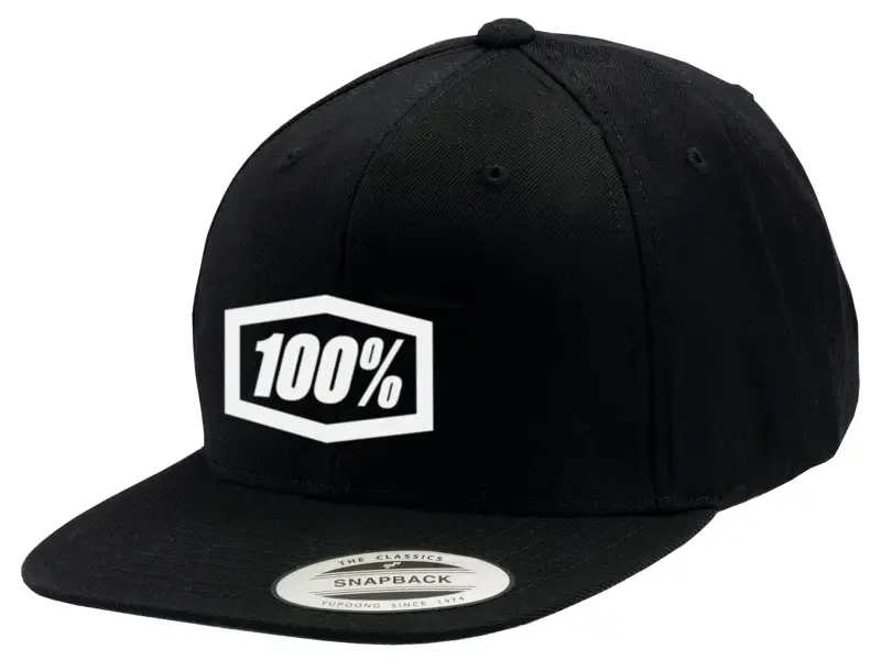 100 Percent "Youth LYP Icon Snapback" Kappe - Black (Kids)
