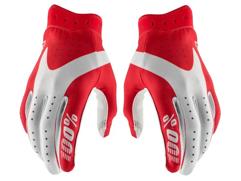 100 Percent "iTrack" Handschuhe - Red/Grey