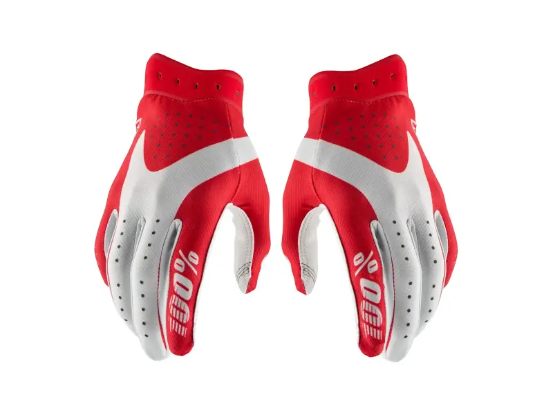 100 Percent "iTrack Youth" Handschuhe - Red/Grey (Kids)