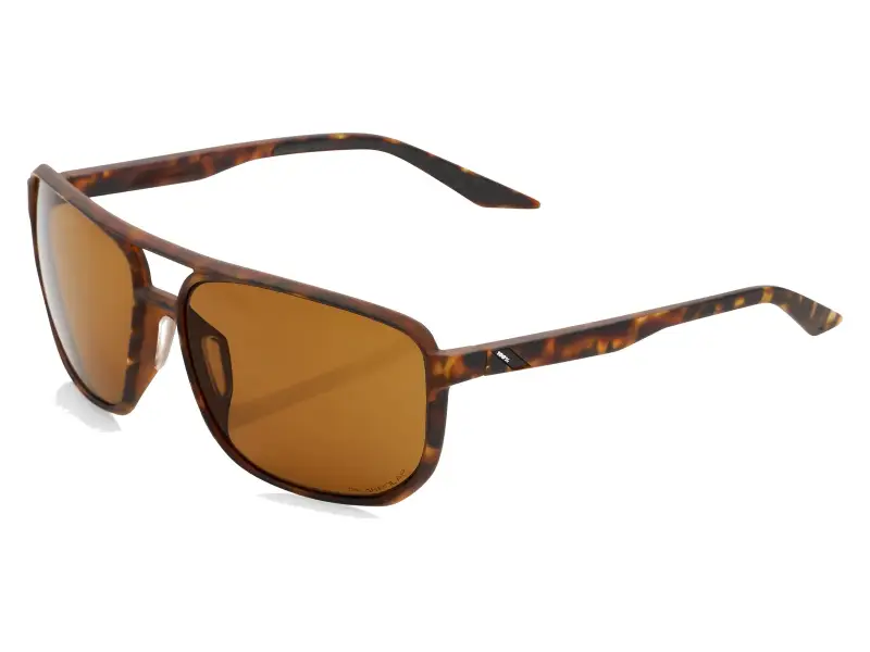 100 Percent "Konnor" Sonnenbrille - Peakpolar Lens / Soft Tact Havana