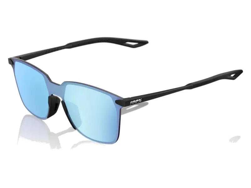 100 Percent "Legere Square" Sonnenbrille - HiPER Mirror Lens / Soft Tact Black