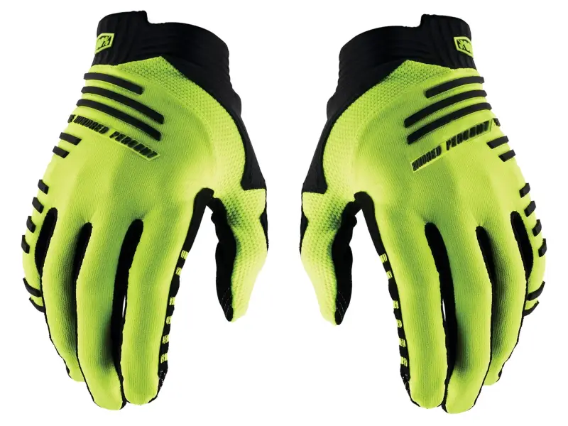 100 Percent "R-Core" Gloves - Fluo Yellow