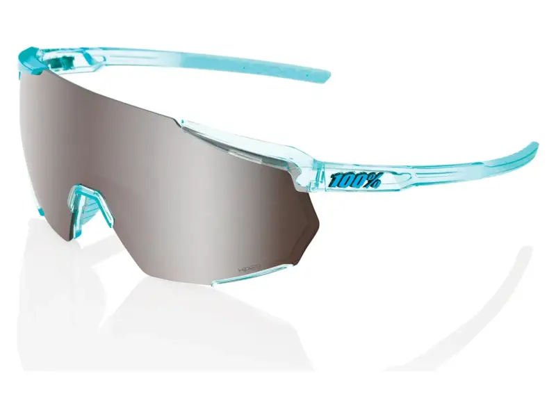 100 Percent "Racetrap 3.0" Sunglasses - HiPER Lens / Polished Translucent Mint