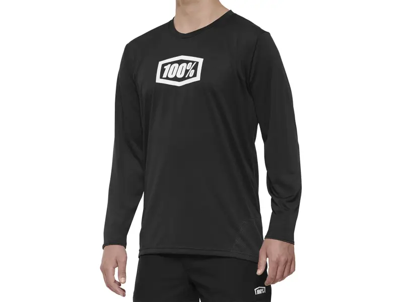 100 Percent "Ridecamp" Jersey Longsleeve - Black