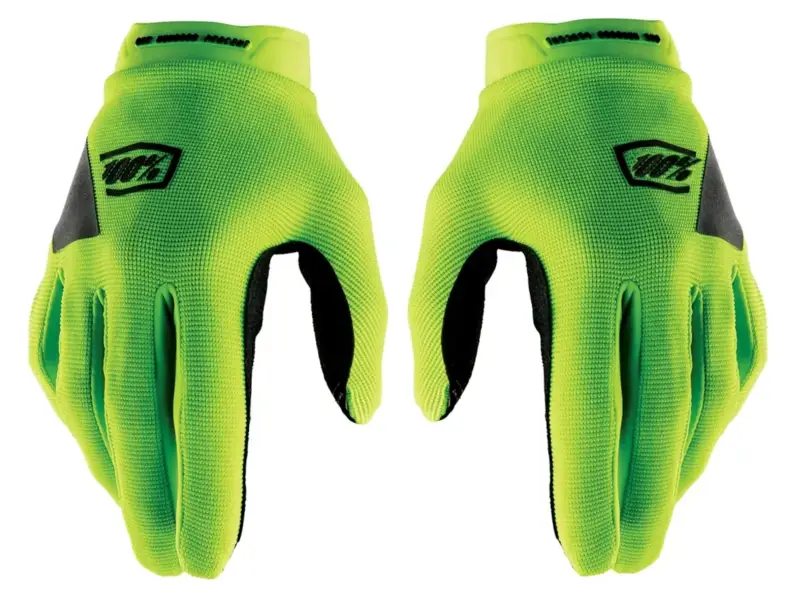 100 Percent "Ridecamp Woman" Gloves - Fluo Yellow/Black