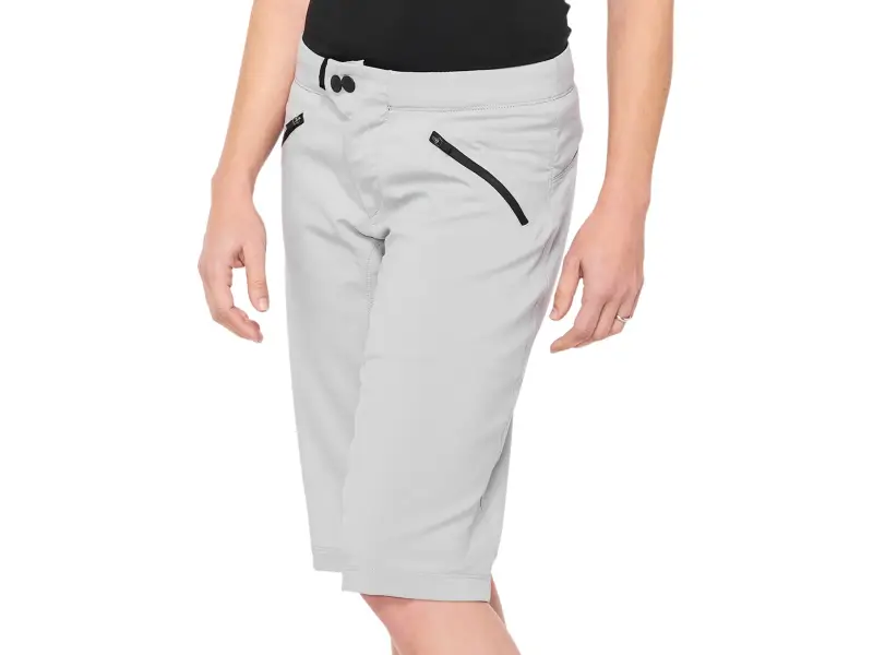 100 Percent "Ridecamp Woman" Kurze Hose - Grey