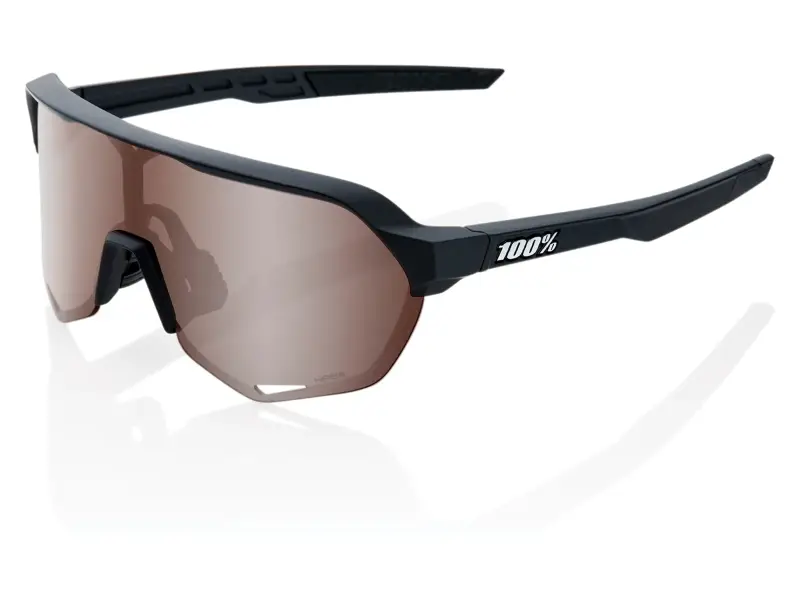 100 Percent "S2" Sunglasses - HiPER Mirror Lens / Soft Tact Black