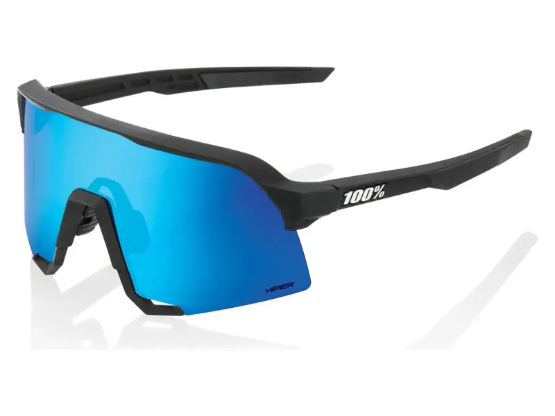 100 Percent "S3" Sunglasses - HiPER Mirror Lens / Matte Black