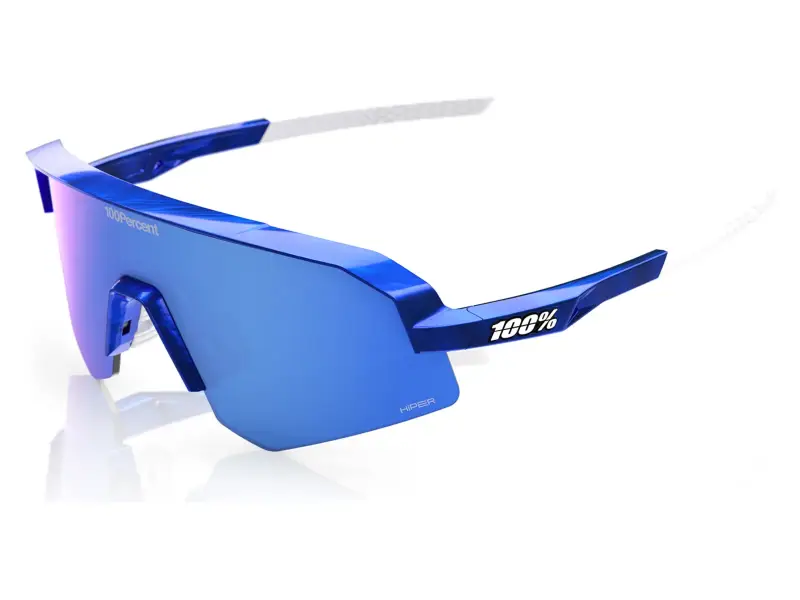 100 Percent "Slendale SL" Sonnenbrille - Red Bull Bora HiPER Royal Blue Mirror Lens / Gloss Blue Hol