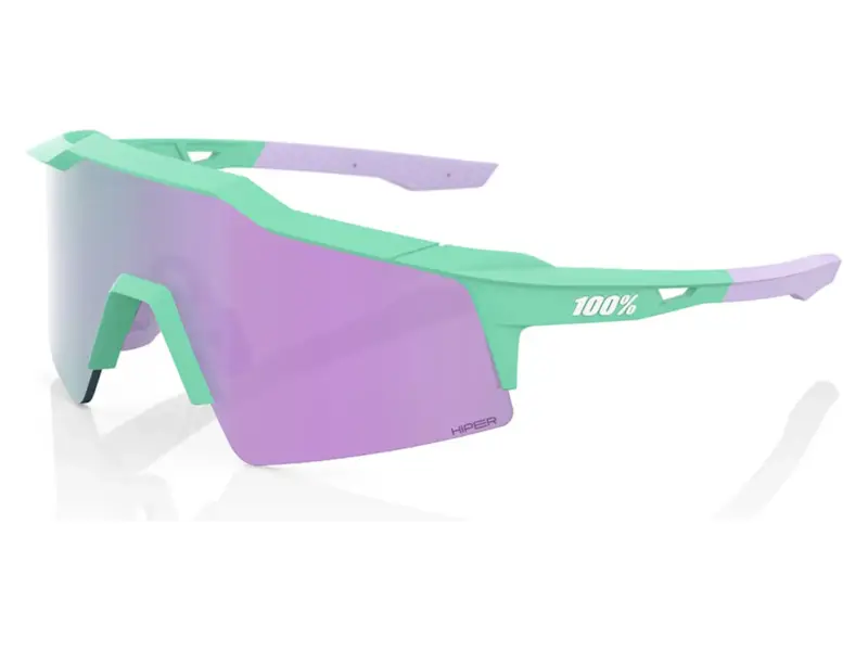 100 Percent "Speedcraft SL" Sunglasses - HiPER Mirror Lens / Soft Tact Mint