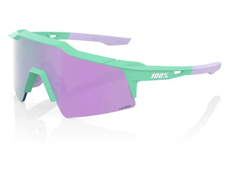 100 Percent "Speedcraft SL" Sunglasses - HiPER Mirror Lens / Soft Tact Mint