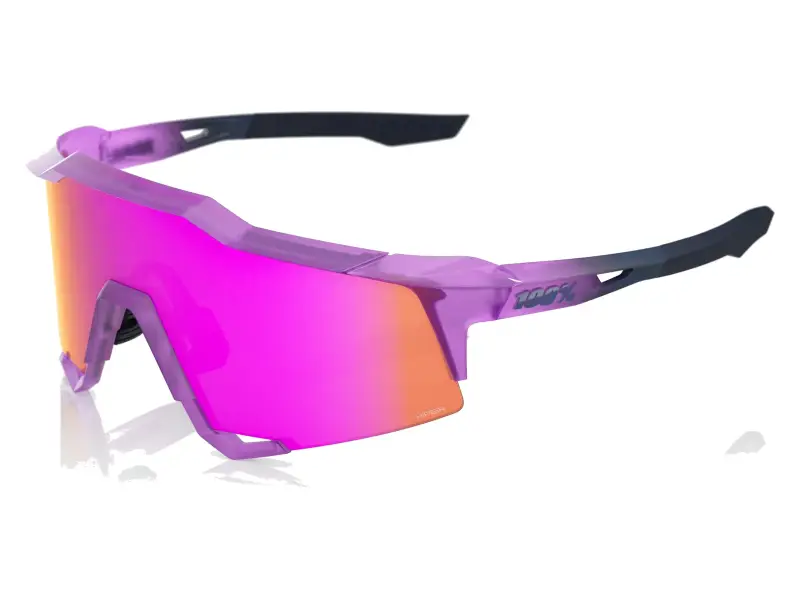 100 Percent "Speedcraft" Sunglasses - HiPER Vital Pink Mirror Lens / Toyoko