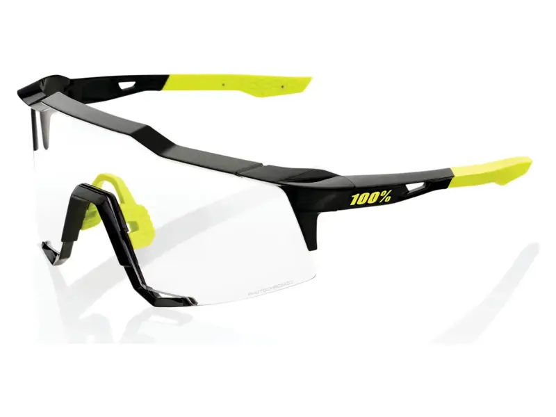 100 Percent "Speedcraft" Sunglasses - Photochromic Lens / Gloss Black