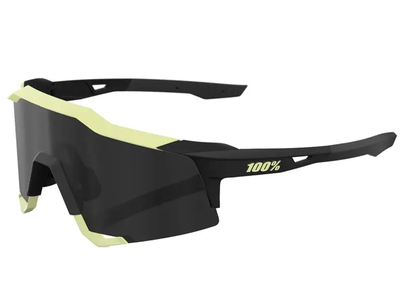 100 Percent "Speedcraft" Sonnenbrille - Black Mirror Lens / Black