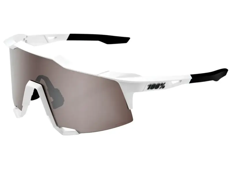 100 Percent "Speedcraft" Sonnenbrille - Hiper Mirror Lens / White
