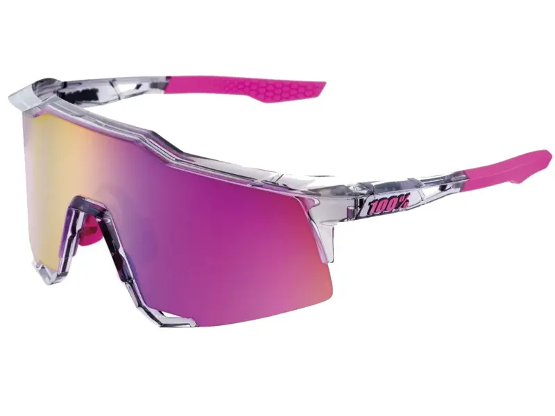 100 Percent "Speedcraft" Sonnenbrille - Mirror Multilayer Lens / Trans Grey